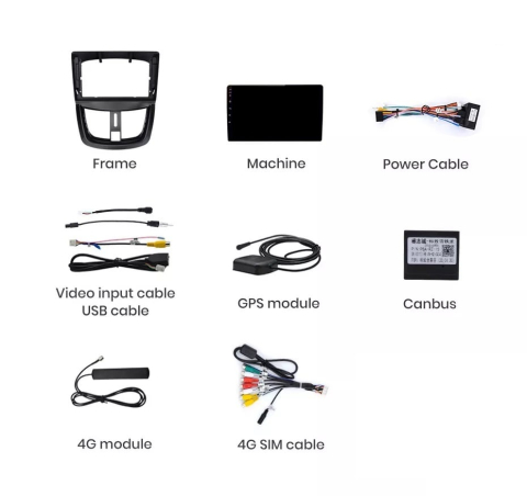Navigatie Peugeot 207 (2006-2015), Ecran 2K, 8GB RAM 256GB, 8-core [8]