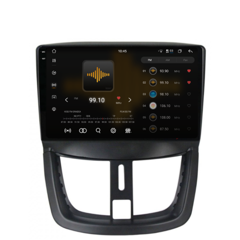 Navigatie Peugeot 207 (2006-2015), Ecran 9 inch 2K, 12GB RAM 256GB, 8-core [1]