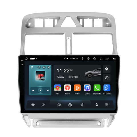 Navigație Peugeot 307 (2002-2013), Android, Ecran 9 inch, 8GB RAM 256GB, 8-core [3]