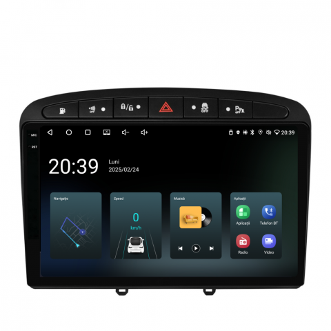 Navigatie Peugeot 308 (2008-2020), Ecran 9 inch, 4GB RAM 64GB, 4-core [3]