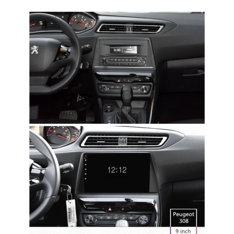 Navigatie Peugeot 308 (2012-2017), Ecran 9 inch 2K, 12GB RAM 256GB, 8-core [1]
