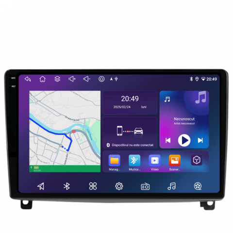 407 (2004-2011) - Navigatie Peugeot 407 (2004-2011), Ecran 9 inch, 6GB RAM 128GB, 8-core