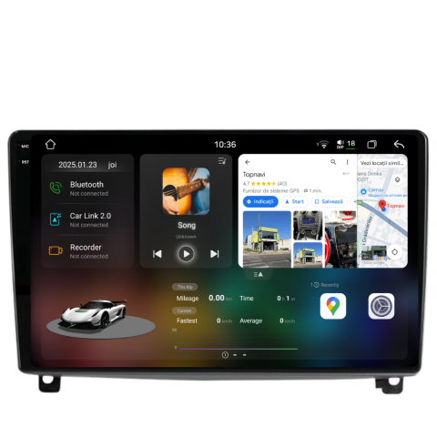 407 (2004-2011) - Navigatie Peugeot 407 (2004-2011), Ecran 9 inch 2K, 12GB RAM 256GB, 8-core