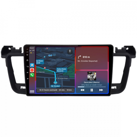 508 (2011-2018) - Navigatie Peugeot 508 (2011-2018), Ecran 9 inch, 1GB RAM, 32GB