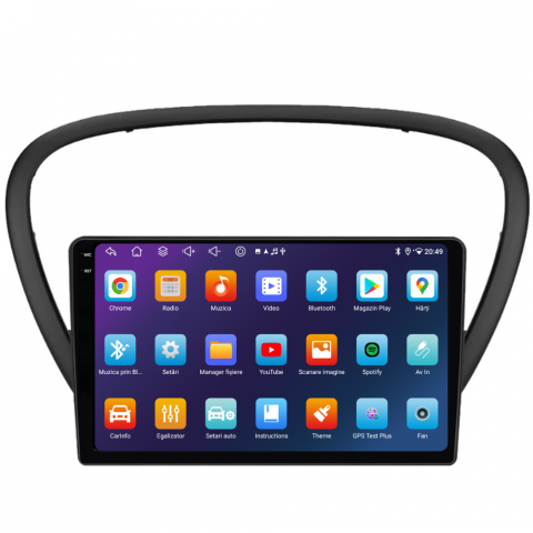 Navigatie Peugeot 607 (2004-2011), Ecran 9 inch, 4GB RAM 64GB, 8-core [1]