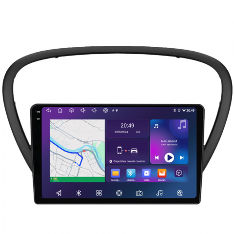 Navigatie Peugeot 607 (2004-2011), Ecran 9 inch, 4GB RAM 64GB, 8-core [2]