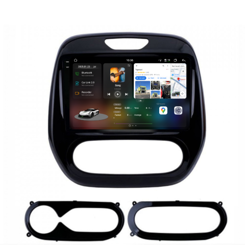 Navigatie auto dedicata - Navigatie Renault Captur (2013-2019), Android, Ecran 9 inch 2K, 12GB RAM 256GB, 8-core
