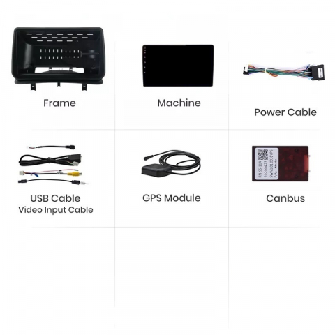 Navigatie Renault Clio 3 (2005-2014), Ecran 9 inch, 4GB RAM 64GB, 4-core [8]