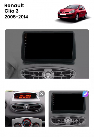 Navigatie Renault Clio 3 (2005-2014), Ecran 2K, 4GB RAM 64GB, 8-core [2]