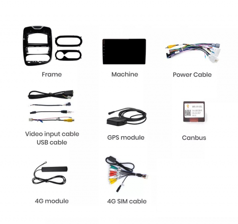 Navigație Renault Clio 4 (2016-2019), Android, Ecran 10 inch, 4GB RAM 64GB, 8-core [7]