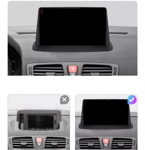 Navigatie Renault Fluence (2009-2017), Ecran 9 inch, 1GB RAM 32GB [3]