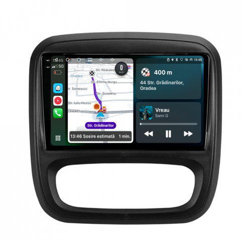 Navigatie auto dedicata - Navigatie Renault Trafic (2015-2019), Android, Ecran 9 inch, 4GB RAM 64GB, 4-core