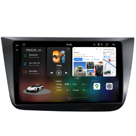 Navigatie auto dedicata - Navigatie Seat Altea (2004-2015), Ecran 9 inch 2K, 12GB RAM 256GB, 8-core