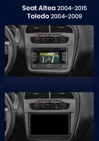Navigatie Seat Altea (2004-2015), Ecran 9 inch, 8GB RAM 256GB, 8-core [7]