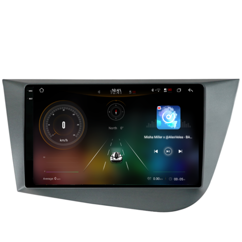 Navigatie Seat Leon (2005-2012), Ecran 9 inch 2K, 12GB RAM 256GB, 8-core [2]
