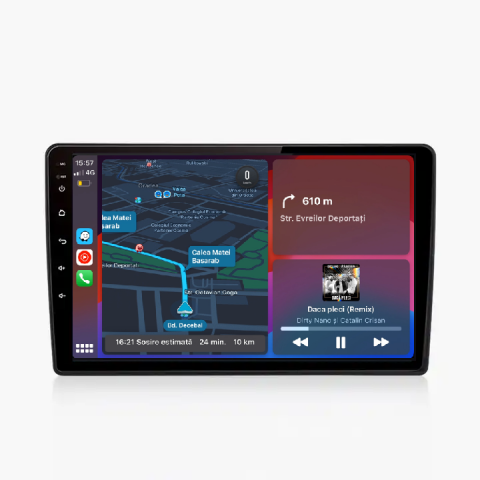 Fabia 2 (2007-2014) - Navigatie Skoda Fabia (2008-2013), Android 12, 1GB RAM 32GB, 10 inch