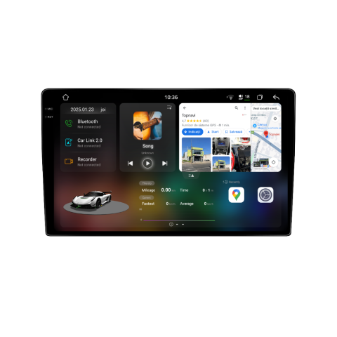 Navigatie auto dedicata - Navigatie Skoda Fabia (2008-2013), Android, Ecran 10 inch 2K, 12GB RAM 256GB, 8-core
