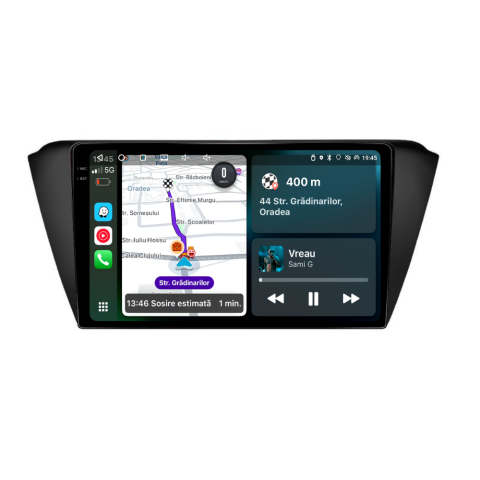 Navigatie Skoda Fabia 3 (2014-2019), Android, Ecran 9 inch 2K, 12GB RAM 256GB, 8-core [3]