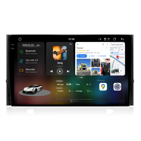 Kodiaq (2016-2024) - Navigatie Skoda Kodiaq (2016-2024), Android, Ecran 10 inch 2K, 12GB RAM 256GB, 8-core