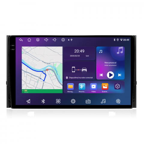 Kodiaq (2016-2024) - Navigatie Skoda Kodiaq (2016-2024), Android, Ecran 10 inch, 6GB RAM 128GB, 8-core
