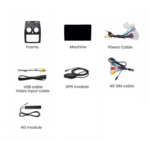 Navigatie Nissan qashqai J10 (2006-2014), Android 13,Ecran 2K, 4GB RAM 64GB, Octa Core, carplay /android auto [10]