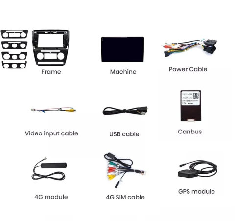 Navigatie Skoda octavia 2 2008-2013, Android 13,Ecran 2K, 8GB RAM 256GB, Octa Core, carplay /android auto [9]