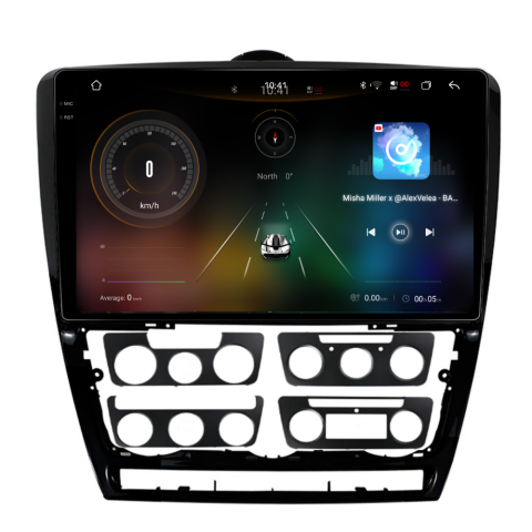 Navigatie Skoda octavia 2 (2008-2013), Android, Ecran 10 inch 2K, 12GB RAM 256GB, 8-core [2]
