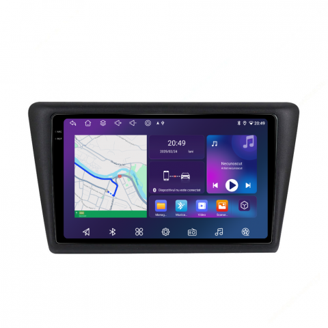 Rapid (2013-2018) - Navigatie Skoda Rapid (2011-2019), Android, Ecran 9 inch, 6GB RAM 128GB, 8-core