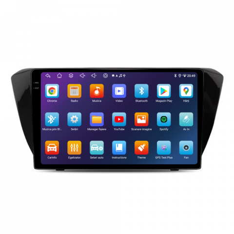 Navigatie Skoda Superb 3 (2015-2019), Android, Ecran 10 inch, 6GB RAM 128GB, 8-core [1]