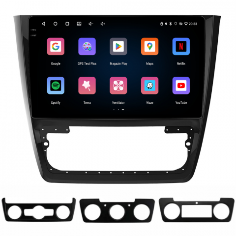 Navigatie Skoda Yeti (2009-2014), Android, Ecran 10 inch, 4GB RAM 64GB, 4-core [2]