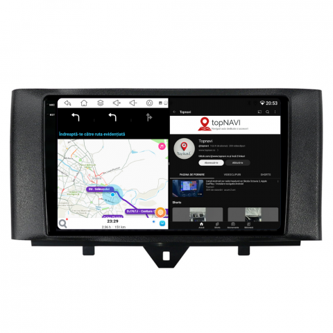 Navigatie Smart For Two / For Four (2010-2015), Ecran 9 inch, 4GB RAM 64GB, 8-core [2]