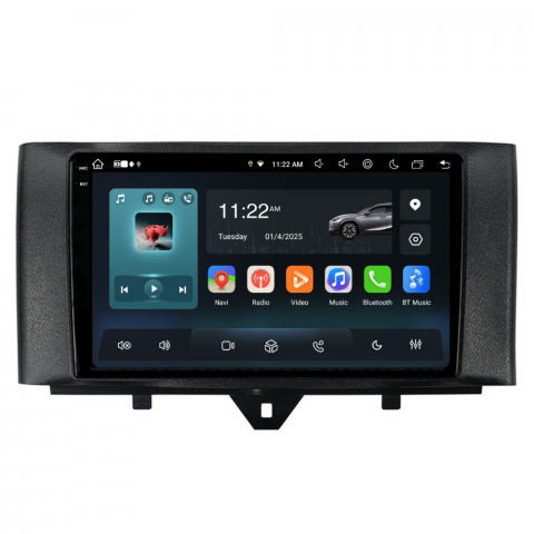 Navigatie Smart For Two / For Four (2010-2015), Ecran 9 inch, 8GB RAM 256GB, 8-core [3]