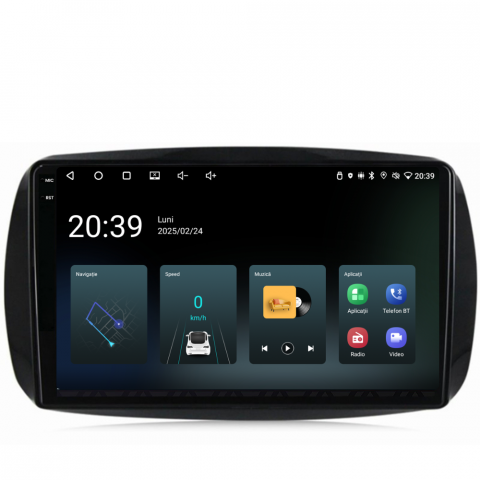 Navigatie Smart For Two / For Four (2016-2019), Ecran 9 inch, 4GB RAM 64GB, 4-core [3]