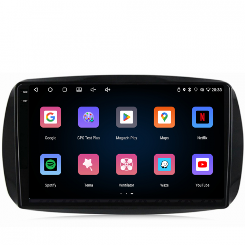 Navigatie Smart For Two / For Four (2016-2019), Ecran 9 inch, 4GB RAM 64GB, 4-core [2]