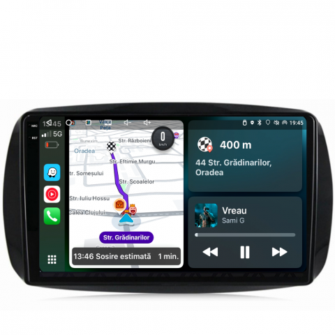 For Two (2016-2019) - Navigatie Smart For Two / For Four (2016-2019), Ecran 9 inch, 8GB RAM 256GB, 8-core