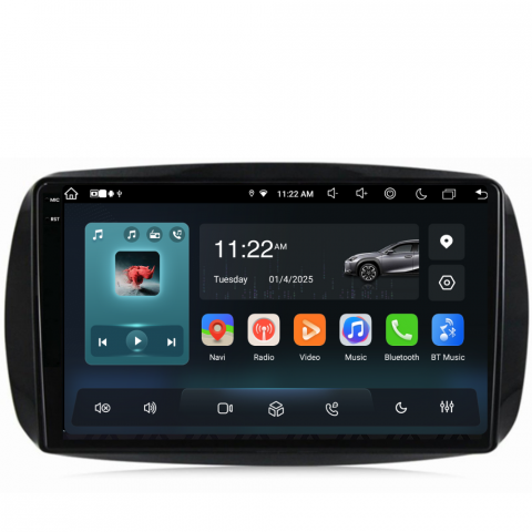 Navigatie Smart For Two / For Four (2016-2019), Ecran 9 inch, 8GB RAM 256GB, 8-core [3]