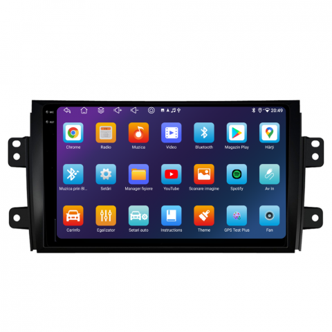 Navigatie Suzuki SX4 (2006-2014), Ecran 9 inch, 4GB RAM 64GB, 8-core [4]
