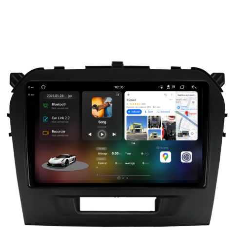 Vitara / Grand Vitara 2015+ - Navigatie Suzuki Vitara (2015-2018), Ecran 9 inch 2K, 12GB RAM 256GB, 8-core