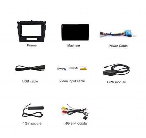 Navigatie Suzuki Vitara (2015-2018), Ecran 9 inch, 4GB RAM 64GB, 8-core [6]