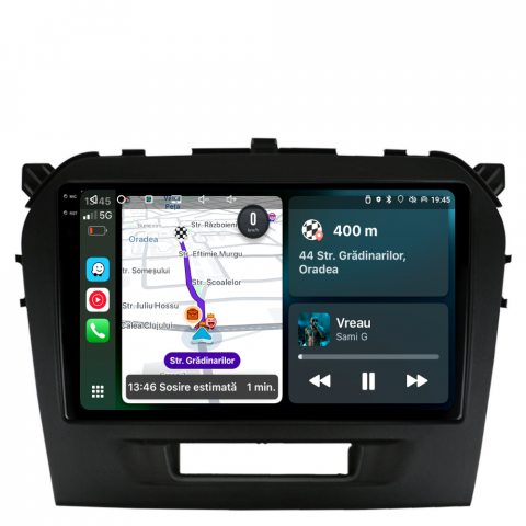 Vitara / Grand Vitara 2015+ - Navigatie Suzuki Vitara (2015-2018), Ecran 9 inch, 8GB RAM 256GB, 8-core