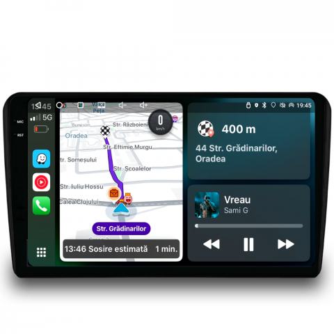 Auris (2006-2012) - Navigatie Toyota Auris (2006-2012), Android, Ecran 9 inch, 8GB RAM 256GB, 8-core