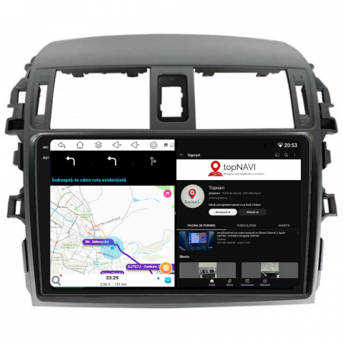 Navigatie Toyota Corolla (2006-2013), Ecran 9 inch, 4GB RAM 64GB, 8-core [1]