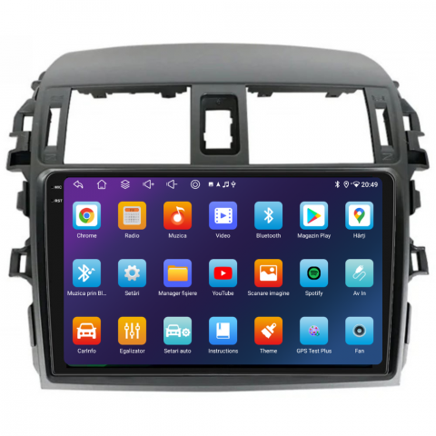 Navigatie Toyota Corolla (2006-2013), Ecran 9 inch, 6GB RAM 128GB, 8-core [2]