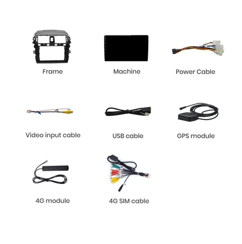 Navigatie Toyota Corolla (2006-2013), Ecran 2K, 8GB RAM 256GB, 8-core [7]