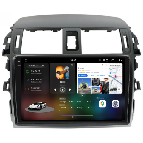 Navigatie auto dedicata - Navigatie Toyota Corolla (2006-2013), Ecran 9 inch 2K, 12GB RAM 256GB, 8-core