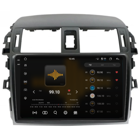 Navigatie Toyota Corolla (2006-2013), Ecran 9 inch 2K, 12GB RAM 256GB, 8-core [1]