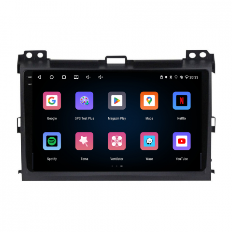 Navigatie Toyota Land Cruiser prado J120 (2004-2009), Ecran 9 inch, 4GB RAM 64GB, 4-core [2]