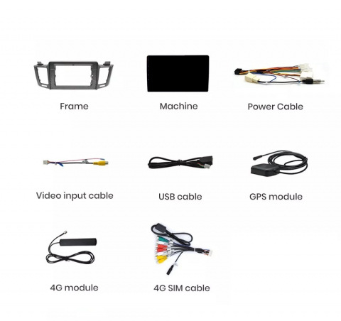 Navigatie Toyota RAV4 (2012-2018), Ecran 2K, 4GB RAM 64GB, 8-core [8]