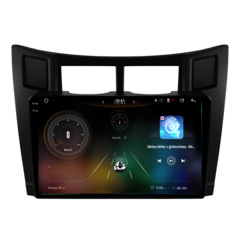 Navigatie Toyota Yaris (2005-2012), Ecran 9 inch 2K, 12GB RAM 256GB, 8-core [2]
