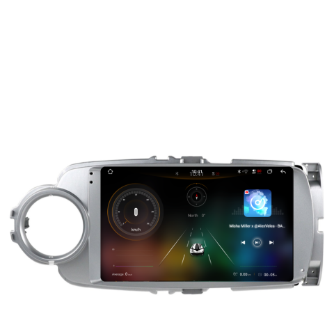 Navigatie Toyota Yaris (2012-2017), Ecran 9 inch 2K, 12GB RAM 256GB, 8-core [2]
